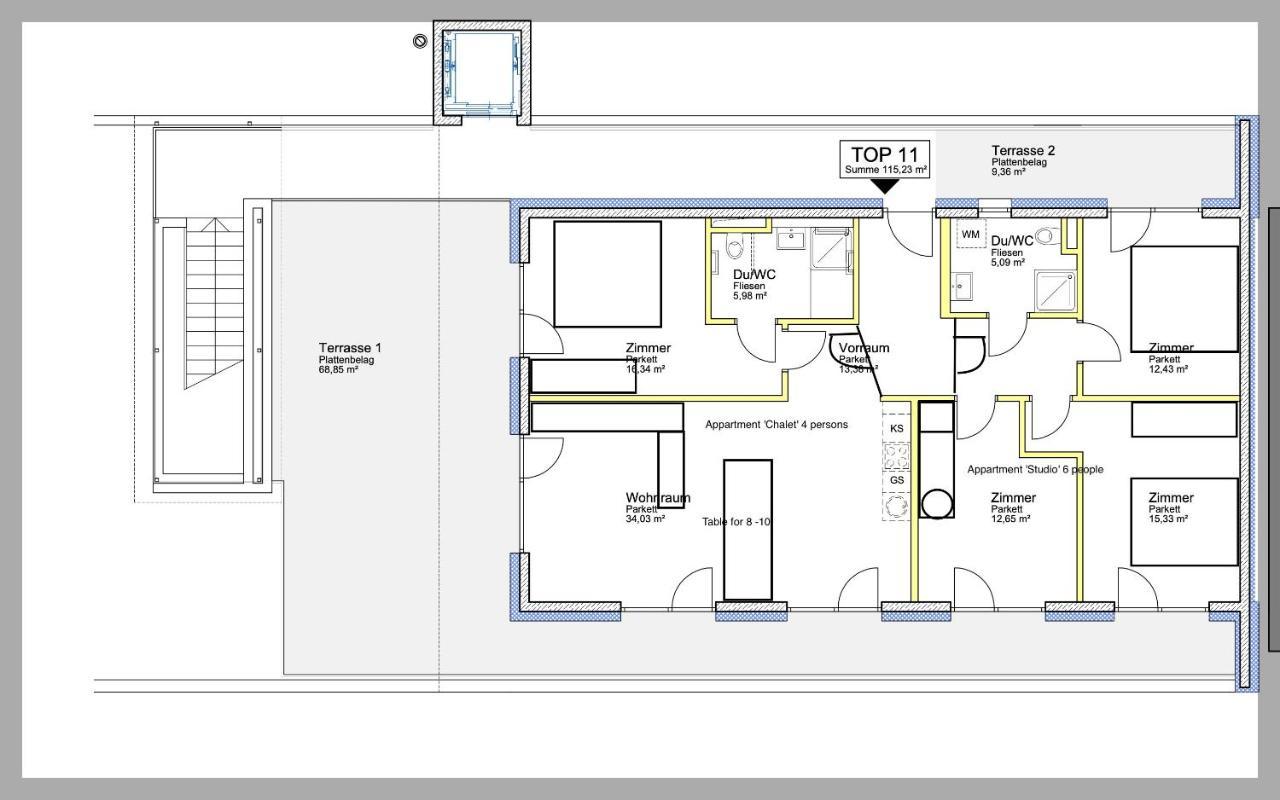 Das Taja Paznaun Penthouse Apartments ซี ภายนอก รูปภาพ